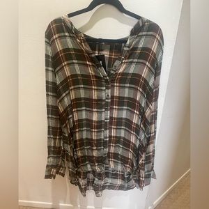 NWT plaid shirt